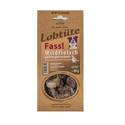 Petman Lobtüte Fass! carne de caça - 80 g
