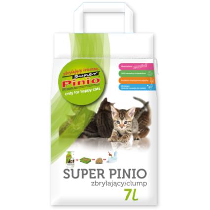 Areia para gatos Super Pinio Natural - 7 litros (aprox. 2,5 kg)