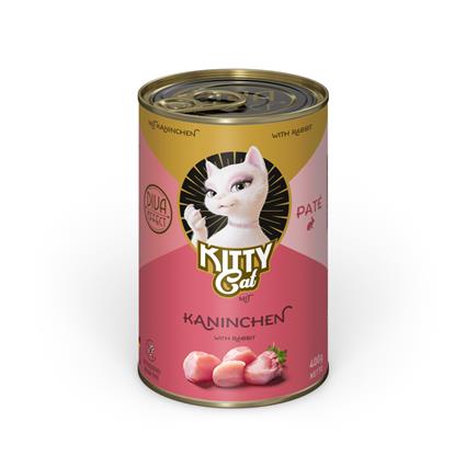 Kitty Cat Adult Pate 6 x 400 g - Coelho 6 x 400g