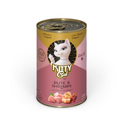 Kitty Cat Adult Pate 6 x 400 g - Peru e camarões 6 x 400g