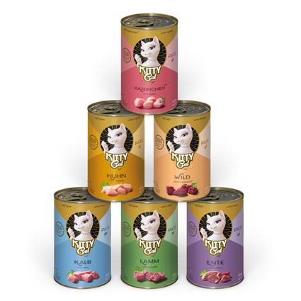 Kitty Cat Adult Pate 6 x 400 g - Mix I (6 variedades) 6 x 400g