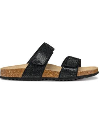 Sandálias de Mulher GEOX SANDALIA DOBLE VELCRO DE C9999 BLACK