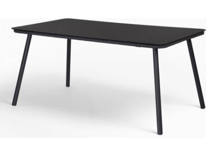 Mesa de Jardim  Arhiza (Cinzento - Alumínio - 74,50 x 160 x 90 cm)