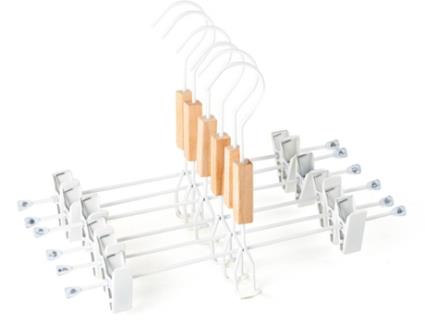 Conjunto de Cabides  Säly (Branco - Madeira - 20,5 x 31 x 1,3 cm)