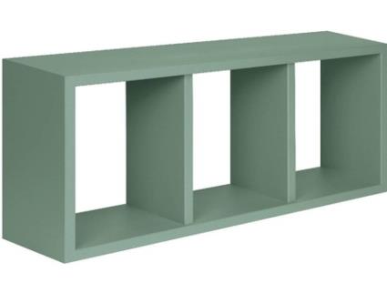 Prateleira  Tristano (Verde Escuro - MDF - 70x30x15.5 cm)