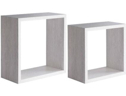 Prateleira  Q-Bis (Carvalho Imperial - MDF - 35x35x15.5 cm)