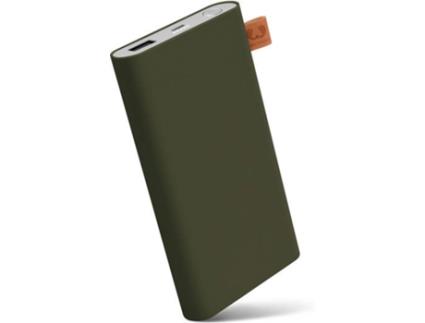 Powerbank FRESH N REBEL Army (6000 mAh - 1 USB - 1 MicroUSB - Verde)