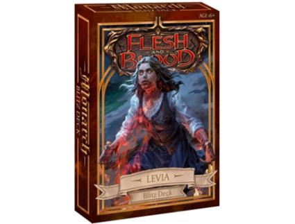 Jogo de Cartas  Flesh & Blood Monarch Blitz Deck Levia (Idade Mínima: 10 Anos - Dificuldade: Intermédio)