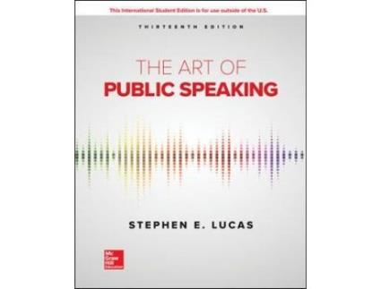 Livro The Art Of Public Speaking de Lucas (Inglês)