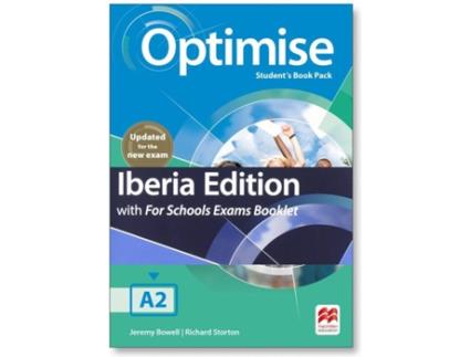 Livro Optimise A2 StudentS Book Exam Bklt Pack 2019 de VVAA (Inglês)