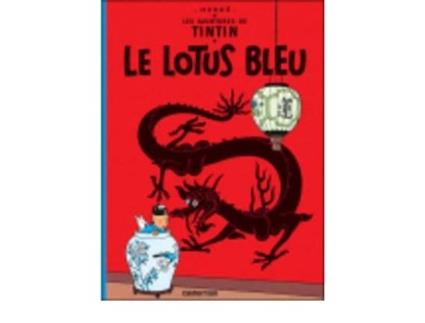 Livro Tintin 5/ Le Lotus Bleu de Herge (Espanhol)