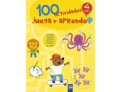 Livro 100 Actividades Juega Y Aprende 4 Años de  (Espanhol)