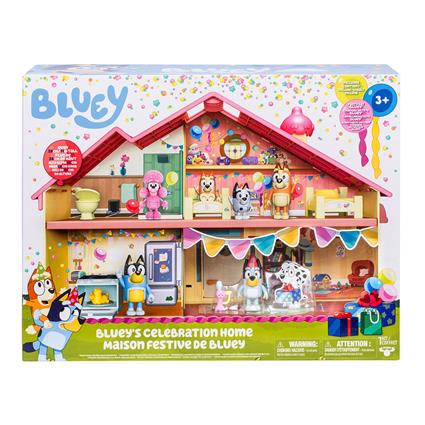 Bluey Figura De Conjunto De Brinquedos Casa De Celebração
