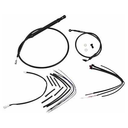 Burly Brand Kit De Linha De Freio Harley Davidson Fl 16´´ Ape