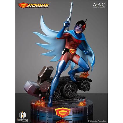 Immortals Collectibles Incrível Coleção De Arte De Joe The Condor Especialista Em Tiro Gatchaman 34 Cm