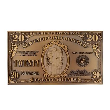 Fanattik Figura De Nota De 20 Dólares Da Rnc De New Vegas Fallout