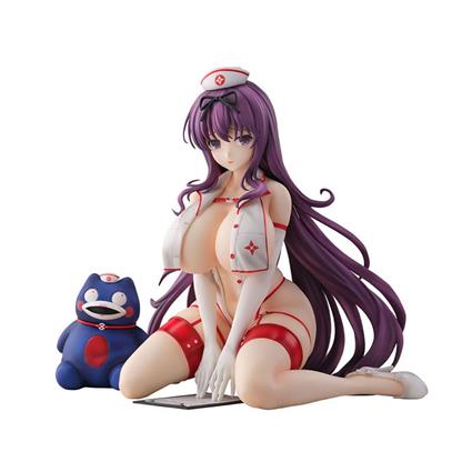 Hobby Stock Figura Shinobi Master Senran Kagura: New Link 1/4 Murasaki: Sexy Nurse Version 23 Cm