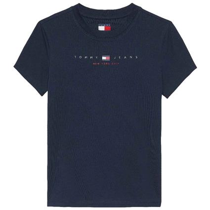 Tommy Jeans Camiseta De Manga Curta Us Linear Slim Fit