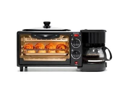 Máquina de café da manhã 3 em 1 - Cafeteira para café da manhã - PLUGUE DA UE