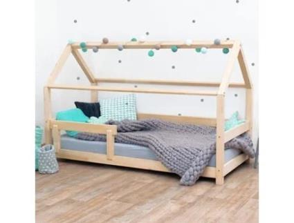 Cama Cabine Infantil Tery Madeira Maciça Cinza 90 X 200 Cm BENLEMI