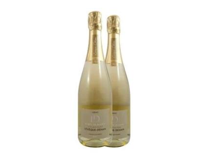 Espumante LA RUCHE Lévêque Dehan Blanc de Blancs Brut Champanhe (0.75 L - 2 Unidades)