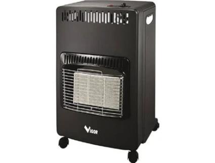 Fogão infravermelho Vigor GLP 4200 W 3 placas de cerâmica ignição piezo