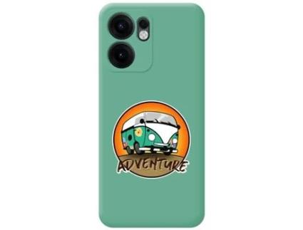 Capa Adventure Design Para Oppo Reno 13fs 4g / 13 Fs 5g Tumundosmartphone Silicone Líquido Verde