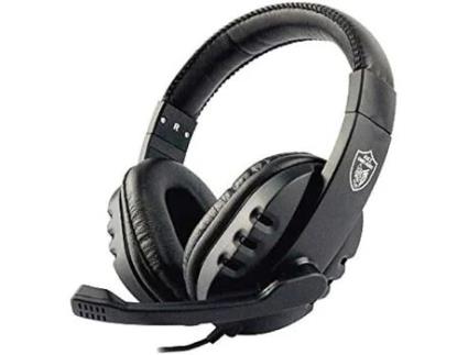 Fone De Ouvido Xtreme Videogames 90476 Binaural Com Fio Preto/azul 40 Mm
