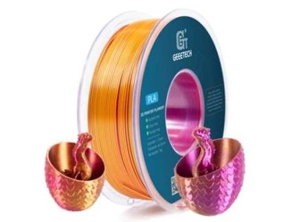 Rolo De Material De Impressão 3d Adequado Para A Maioria Das Impressoras 3d Fdm Geeetech Pla (seda Tri Cor)