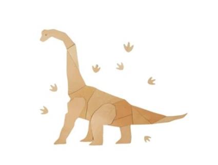 Decoração De Parede Dinossauro Diplodocus Xl