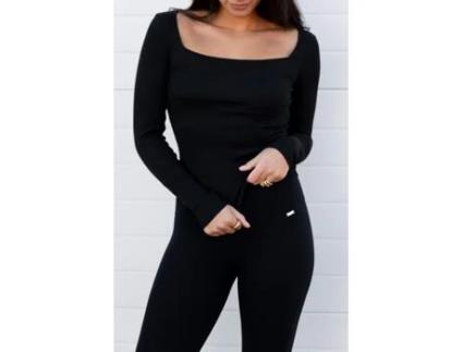 T-shirt De Mulher Believe Athletics Square Preto (xs)