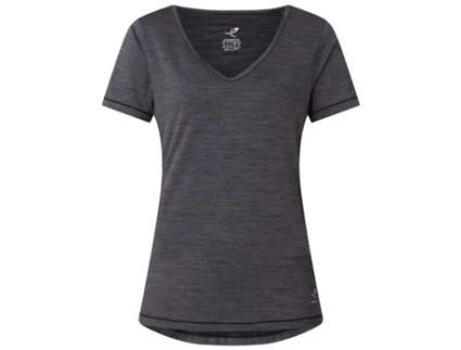 T-Shirt de Mulher ENERGETICS Poliéster Preto (XL)