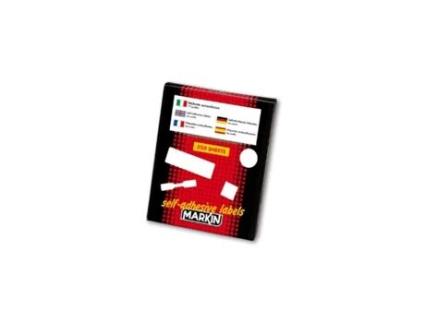 Etiqueta autoadesiva removível branca X12506rim 10500 peças Marcação(ões)