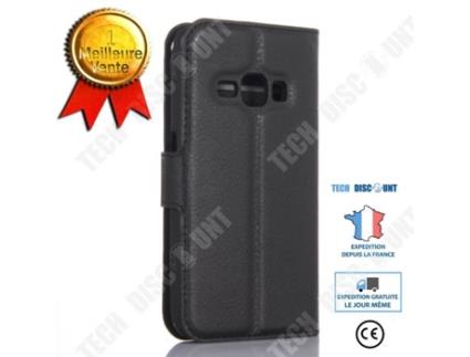 Capa Protetora Rongle J710 Couro Pu Suporte Slot Para Cartão (j7 2016)