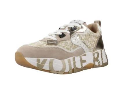 Sapatos De Mulher Voile Blanche Tecido Castanho (36)