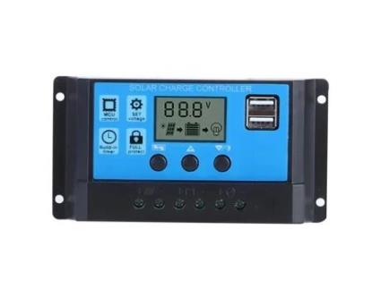 Controlador De Carga Solar Garosa Dual Usb 60a Controlador De Carga Solar Com Porta Usb Dupla 5v Auto Pwm Display Lcd