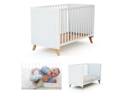 Berço Co-Leito Sakura Transformável em Cama Kit de Calhas Incluído COOL · DREAMS