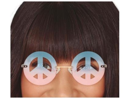 Óculos para adultos com símbolo da paz