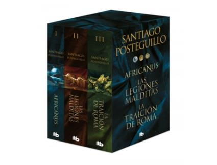 Livro Trilogía Africanus (Edición Pack Con: El Hijo Del Consul , Las Legiones Malditas , La Traición De Roma) de Santiago Posteguillo (Espanhol)