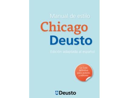 Livro Manual De Estilo Chicago Deusto de Javier Torres Ripa (Espanhol)