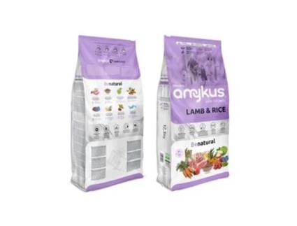 Original Lambric 12,5 kg Cordeiro e Arroz Comida para Cães Amykus