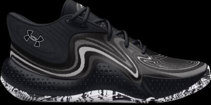 Tênis de basquete Under Armour UA Spawn 6 Mid-BLK