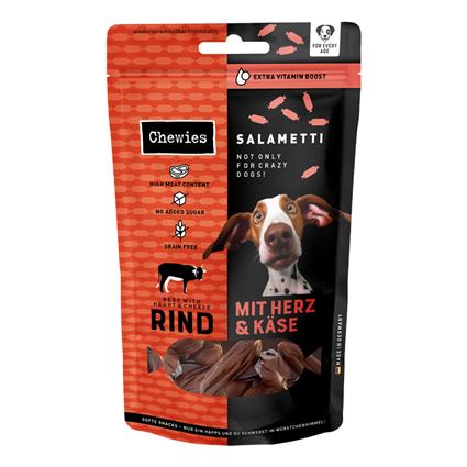 Chewies Salametti - Carne de vaca com coração e queijo (200 g)