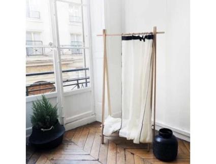 Cortina HAOMY em linho branco Bonifacio (140 x 280 cm)