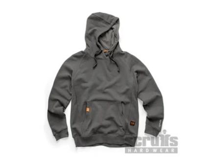 SCRUFFS T55410 Sudadera Con Capucha Eco Worker Color Gris