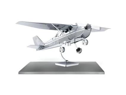 Avião Cessna 172 Maquete Em Metal Metal Earth