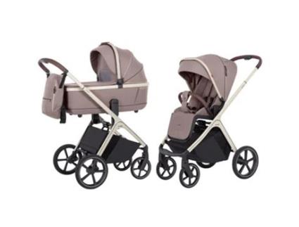 Carrinho De Bebê Carrello Vector Crl 6550 Rock Beige 2 Em 1