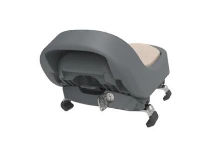 Assento de porta-malas júnior preto/marrom conjunto com trava de chave Urban Iki