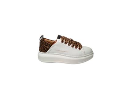Sapatilhas De Mulher Alexander Smith Sportive Pele Branco (38)