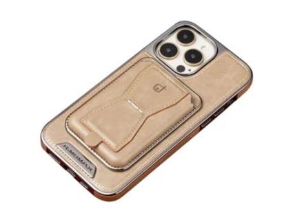 Suporte Casa Inch Cinza Para Iphone 13 Pro Max Rmbmax Pele Sintética Magnética Cinzento